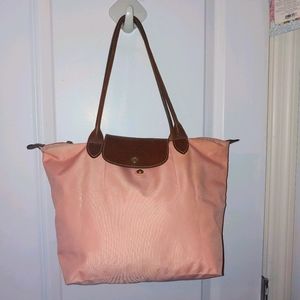 Longchamp le pliage coral tote
